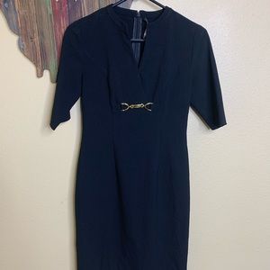Ellen Tracy Black Sheath Dress